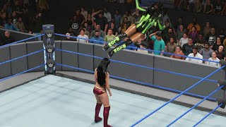 WWE 2K19 - NAOMI (WITH ASUKA) VS ZELINA VEGA | SmackDown Live