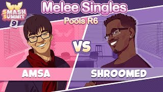 aMSa vs Shroomed - Swiss Pools: Round 6 Melee Singles - Smash Summit 9 | Yoshi vs Sheik