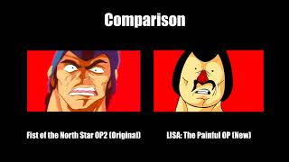 Hokuto no ken OP vs LISA the painful OP remake comparison