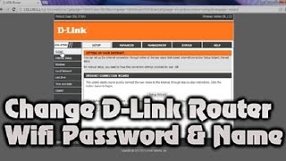 How To Change Wifi Password - Change Your Dlink Router Wifi Password