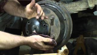 10 of 15  WWII Dodge 1941 WC 6 4x4 Command Car Revival Rear Brake Install