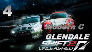 Need For Speed Shift 2: Unleashed - Modern C GLENDALE - часть 4 на руле Logitech G27