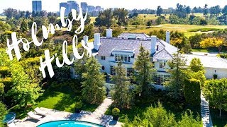 Drone Flight Holmby hills - Playboy Mansion - Los Angles