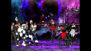 MUGEN KOF White Flame Kyo Team Vs. Dark Iori Team