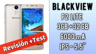 Blackview P2 Lite 4G 5.5 Pulgadas Android 7.0, 6000mAh | UnBoxing Review en Español