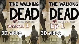 The Walking Dead 3D VR video 3D SBS VR box s1 ep 1 zombie horror google cardboard