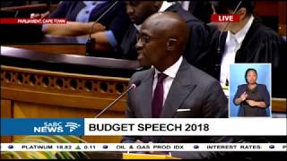 Finance Minister Malusi Gigaba's first maiden budget speech