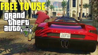 GTA 5 HD Gameplay  - Free To Use Gameplay (60 FPS)