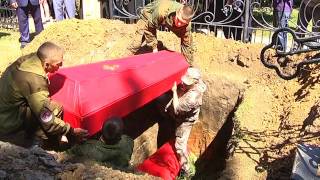 Захоронение останков воинов в Старом Осколе