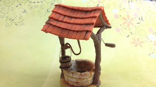 Rustic Well/ Polymer clay (Fimo soft)