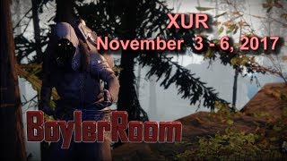Destiny 2: Xur Location and Items Guide - November 3 - 6, 2017 (Week 9)