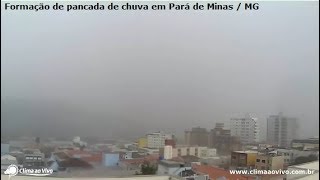 Formação de pancada de chuva em Pará de Minas / MG - 30/11/17