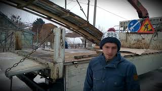 Приехала Металлочерепица для Крыши Храма Кришны.