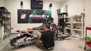 Complete Sled Wrap Installation How-To Video from thedecalden.com