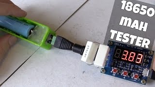 18650 Battery Capacity Tester from eBay