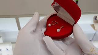 Золотые серьги с жемчугом / earrings gold 2019