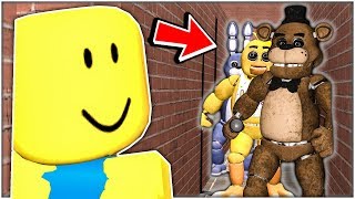 Can The Stupid Noob Escape a FNAF VR Maze Run! - Gmod FNAF