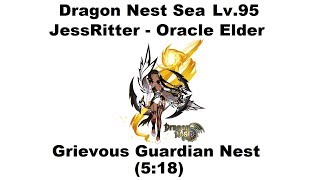 Dragon Nest SEA - Lv.95 Oracle Elder - Grievous Guardian Nest RUN [5:18] 1080p