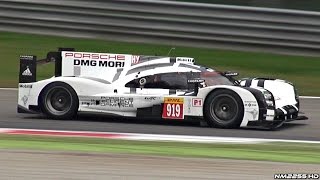 Porsche 919 Hybrid LMP1 24h Le Mans Car Testing @ Track - PURE Sounds!