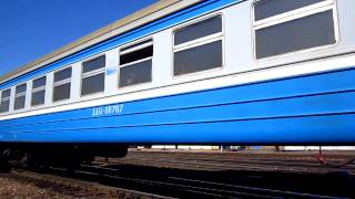 Дизель-поезд ДДБ1-009 под тягой тепловоза 2М62-ХХХХ