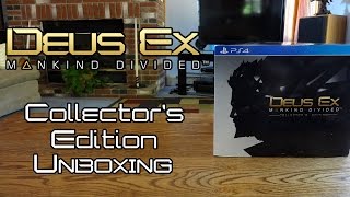Deus Ex Mankind Divided Collector's Edition Unboxing & Review - HD 1080p