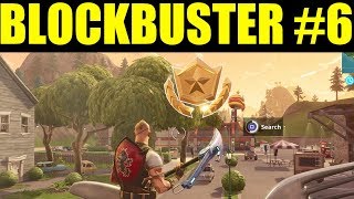 Secret Week 6 Battlestar location! (Blockbuster #6) Fortnite Battle Royale Week 6 Challenges
