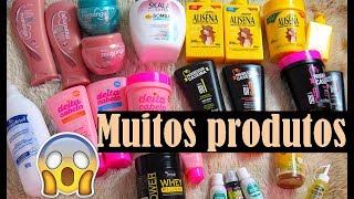 Comprinhas de produtos para os cabelos - MUITA COISA (Produtos para cronograma)