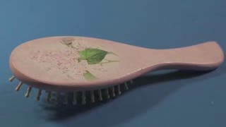 Декупаж для начинающих по деревянной расческе.