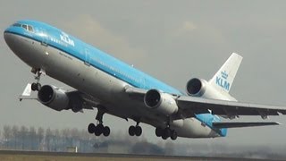 Heavies take off at Schiphol Amsterdam Airport!