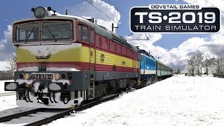 Train Simulator 2019 | ČD 754.078-4 |Týniště nad Orlicí - Hradec Králové hl.n. - ledová kalamita