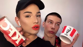 МУКБАНГ. ПЕРВОЕ ВИДЕО НА КАНАЛЕ. ОБСУЖДАЕМ МУЖИКОВ. КУШАЕМ KFC. МАКИЯЖ