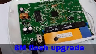 Upgrade TP-Link WR740N WiFi router from 4M to 8M flash