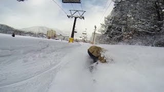 30過ぎたおっさん達の地形遊び＆オーリー スノーボード動画 竜王シルブプレ12