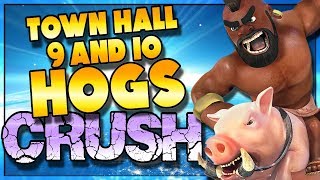 LEARN to Hog at TH9 and TH10 | Clash of Clans