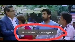 How to fix AC3 audio is not supported error