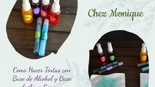 Como Hacer Tintas con Base de Alcohol y Base de Agua Caseras