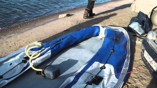Надувная моторная лодка пвх с дном низкого давления Аквилон (Aquilon) 010