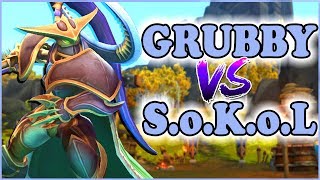 Grubby | "Grubby vs S.o.K.o.L" | Warcraft 3 | NE vs ORC | Echos Isles