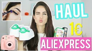 HAUL DE ALIEXPRESS ♡ Adidas Stan Smith, Vamp Stamp Eyeliner, Instax mini, Sujetadores!
