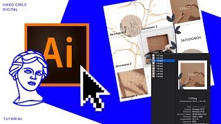 Плитка INSTAGRAM  в иллюстраторе за 3 минуты | Adobe Illustrator