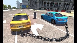 Мультики про машинки - Соревнования по парам! Видео игра для детей
