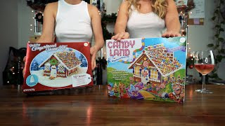 Olive and me do a little naked ginger bread house building [part 1]