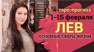 ЛЕВ ТАРО ПРОГНОЗ 1~ 15 ФЕВРАЛЬ 2020. Основные сферы жизни