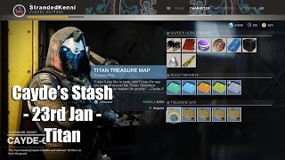 Destiny 2 - Cayde's Stash - Finding Chests on Titan 23rd January 2018