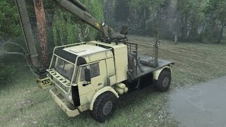 SpinTires обзор мода ( Камаз 4911 Экстрим в деле ) Доработка