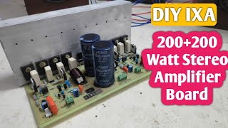 NEW 400 Watt Stereo Amplifier Board With PCB Layout || DIY || HINDI ||  INDIAN XTREME AUDIO