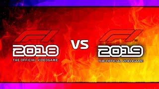 F1 2019 vs F1 2018 - Spa Hotlap Comparison