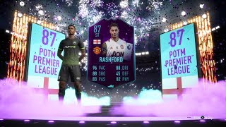 FIFA19|OMG!NEW POTM 87 ST MARCUS RASHFORD PLAYER REVIEW! IS HE WORTH 500,000 COINS?