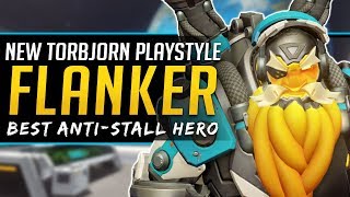 Overwatch How to Play NEW Torbjorn - Flank Turrets!