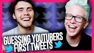 Guessing YouTubers' First Tweets (ft. Alfie Deyes) | Tyler Oakley